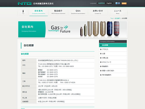 日本炭酸瓦斯株式会社